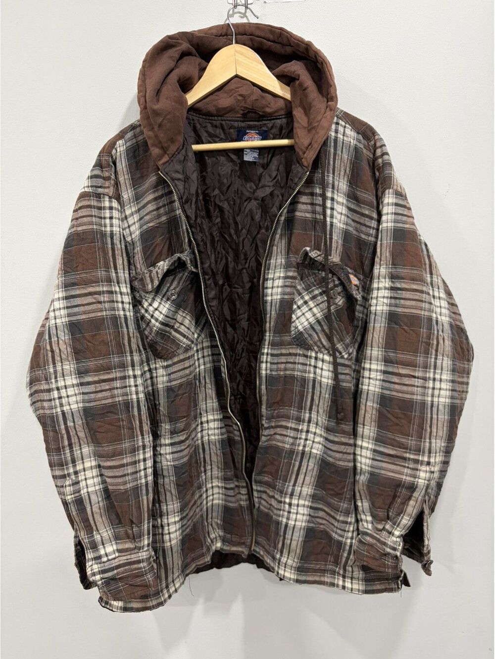 Vintage Dickies Plaid Hoodie Sweater xxl